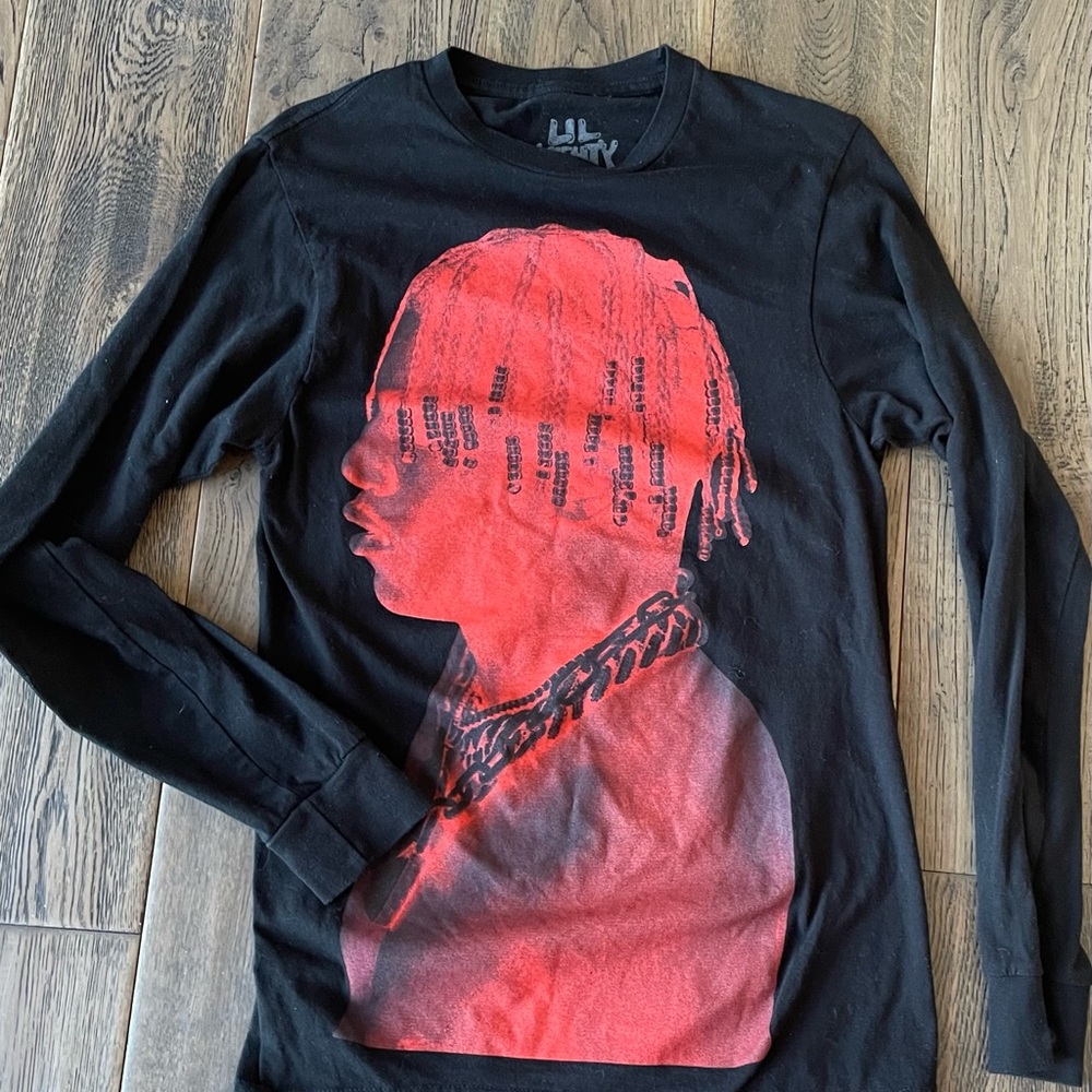 Lil Yatchy full sleeves Black 100% Cotton Shirt Small